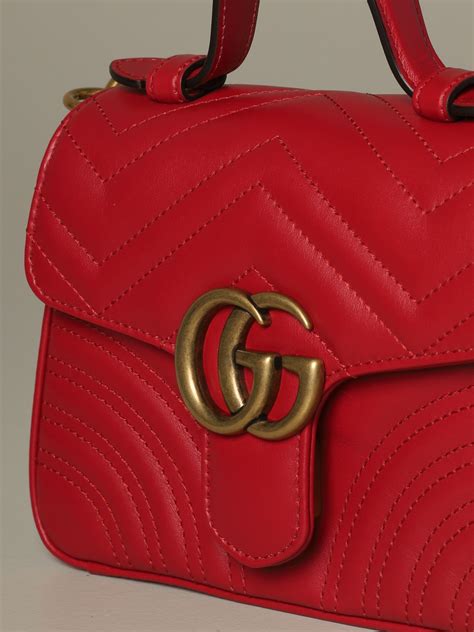 gucci red zipper crossbody|red Gucci crossbody bag.